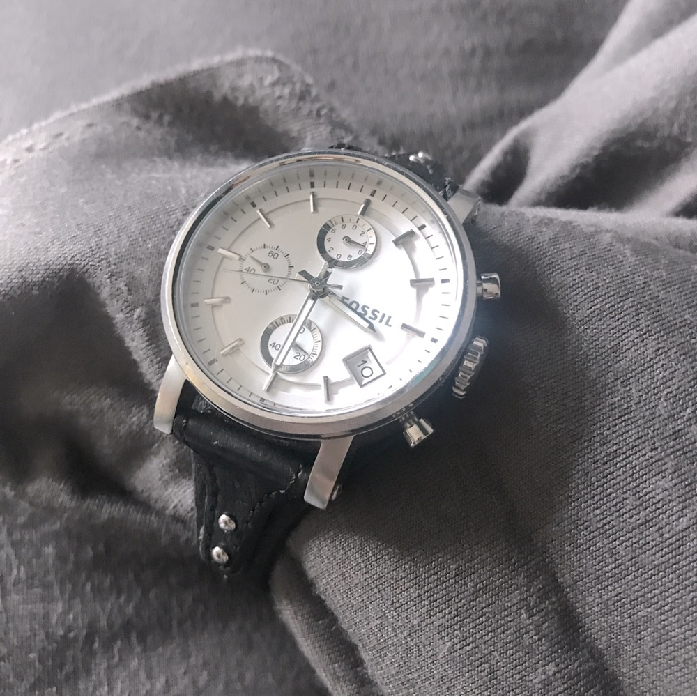 Like New Fossil Chronograph Watch